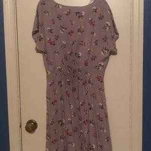 Purple Floral Dress